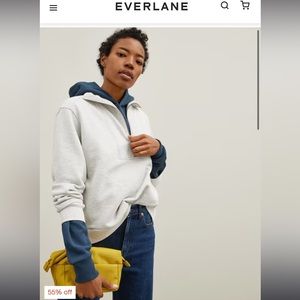 Everlane Track Half Zip
